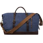 S-ZONE Duffle Bag for Travel Canvas Duffel Bag Carry on Weekender Bag for Men