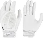 Nike Huarache Series Youth Boys' Baseball Batting Gloves Pair White | White Youth Large