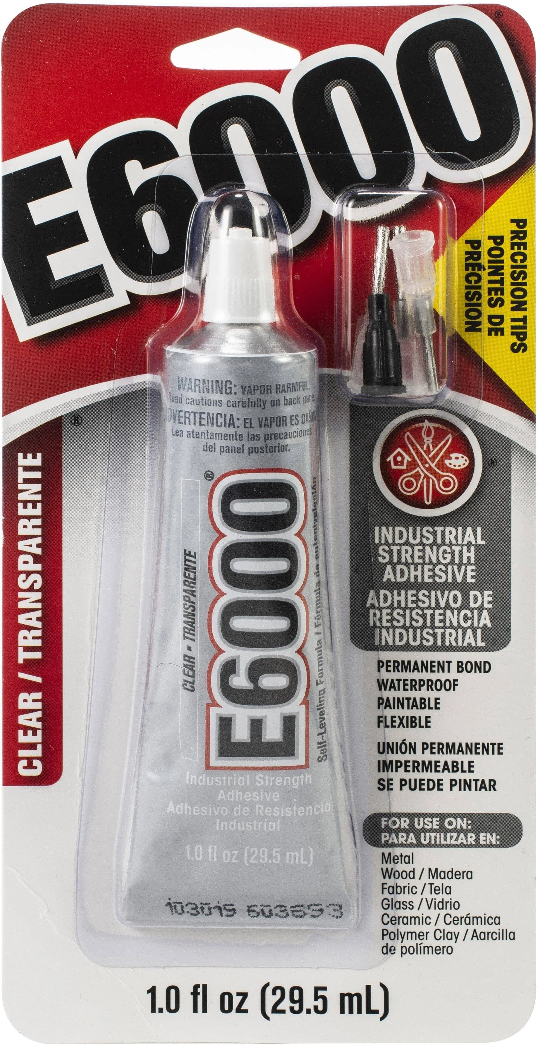 E6000 1-fl oz Liquid Bonding Waterproof, Flexible Multipurpose Adhesive | 231020