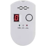 Digital LCD LPG LNG Natural Gas Leak Detectors Butane Methane Safe Alarms Sen/