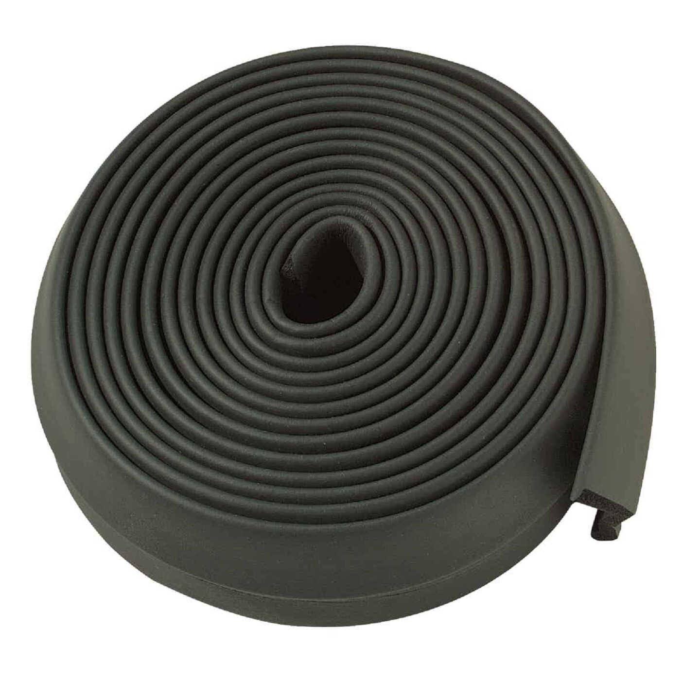 M-D 16 ft. Black Rubber Garage Door Bottom Seal