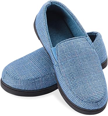 Zizor Men's Moccasin Slipper Cozy Lightweight House Shoes