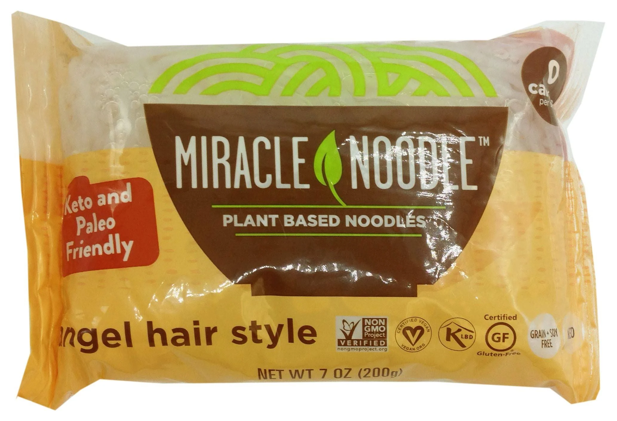 Miracle Noodle Plant Based Noodles, Angel Hair Style - 7 oz