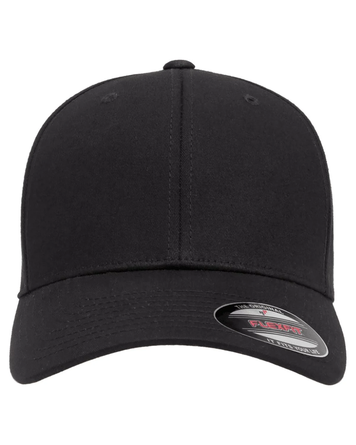 Flexfit 5001 Cotton Twill Cap - Black - L/XL