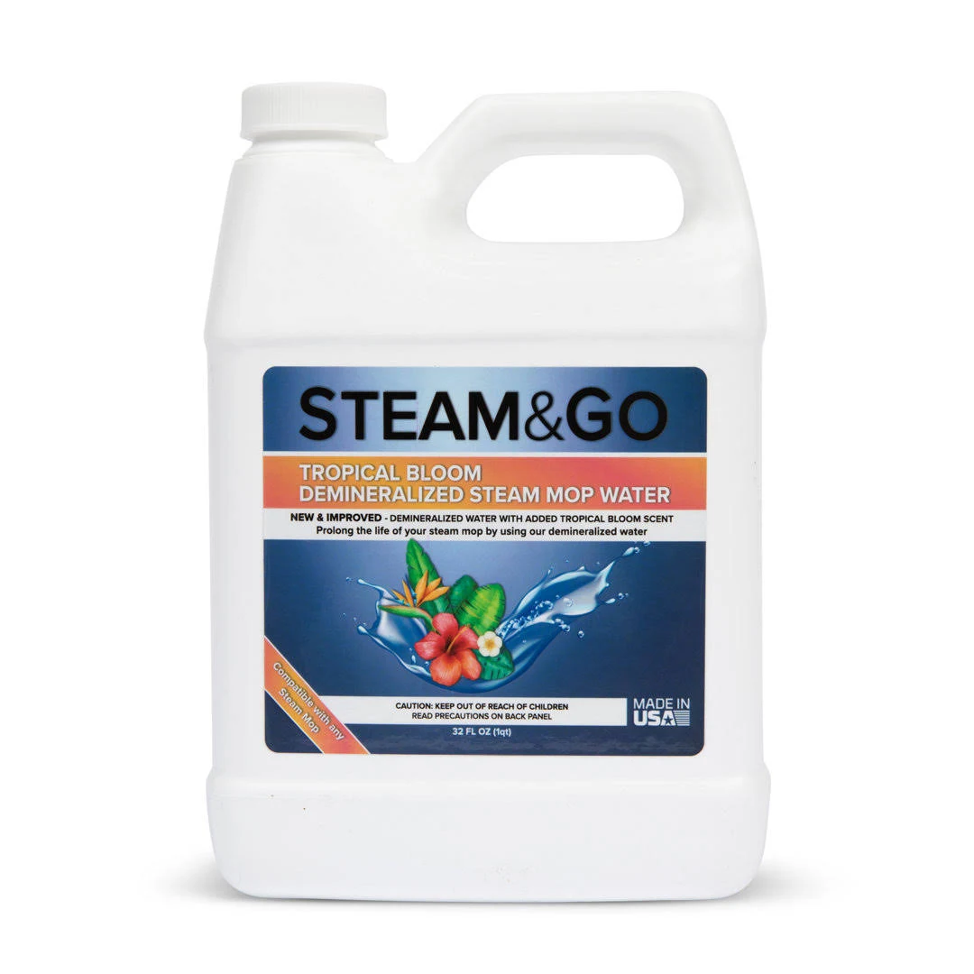 Scented Demineralized Water Multi-Surface Floor Cleaner (tropical Bloom) Steam and Go