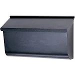 Gibraltar Mailboxes Woodlands Medium Capacity Galvanized Steel Black, Wall-Mount Mailbox, L4010WB0,Textured BlackGibraltar Mailboxes Woodlands Medium Capacit…