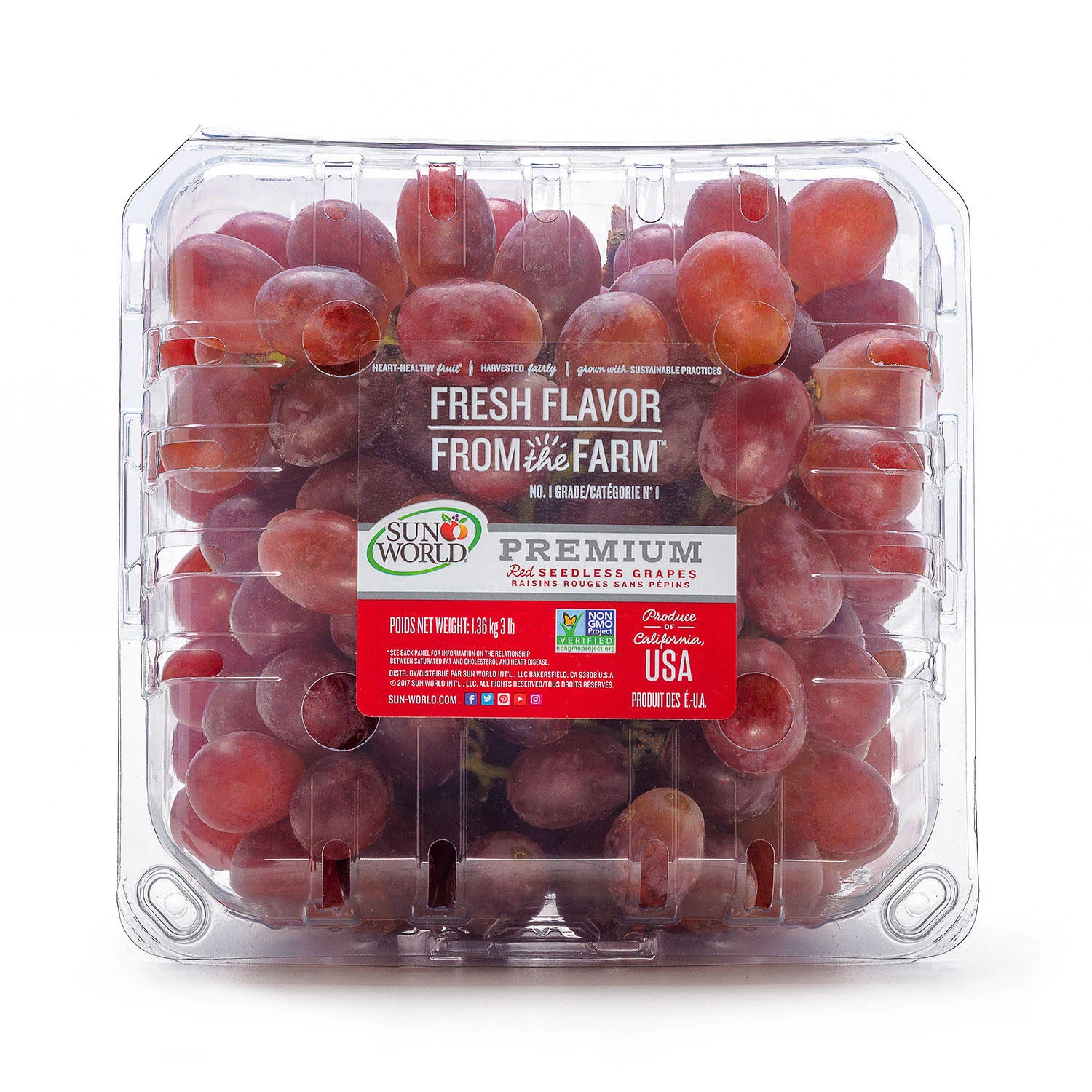 Red Seedless Clamshell Grapes