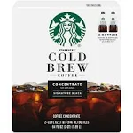 Starbucks Coffee Concentrate, Cold Brew, Signature Black - 32 fl oz