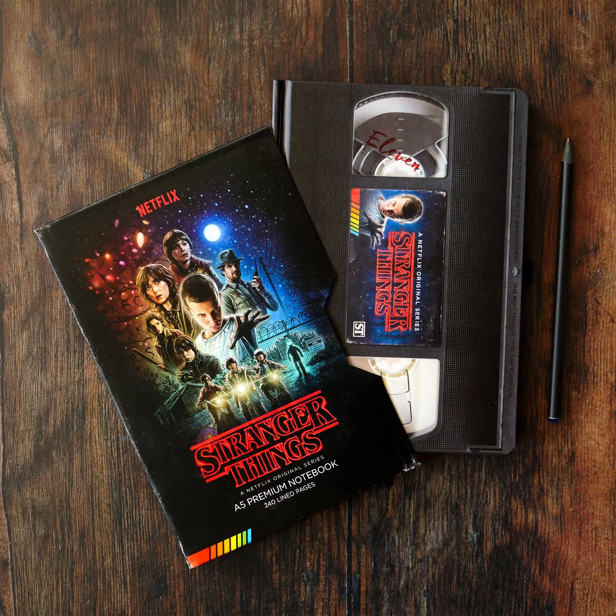 Stranger Things A5 Premium Notebook VHS-Style Season 1 - Official Merchandise