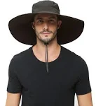 Super Wide Brim Sun Hatupf50+ Waterproof Bucket Hat For Fishing Hiking Camping