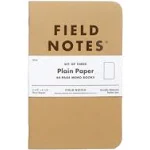 Field Notes Original Kraft Memo Books - 3.5 x 5.5 inches - 3 Packs