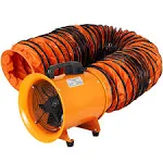 OrangeA Utility Blower Fan 8 inch Portable Ventilator High Velocity Utility Blow