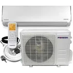 Pioneer Diamante Series Ductless Mini-Split Air Conditioner Inverter Heat Pump Full Set with 16 Ft. Kit