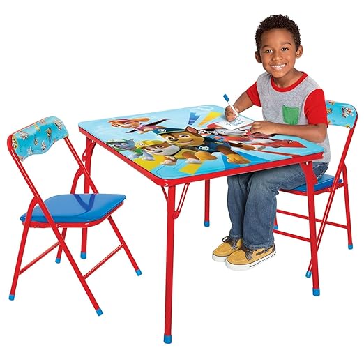 Paw Patrol Activity Table Set with 2 Kids' Chairs