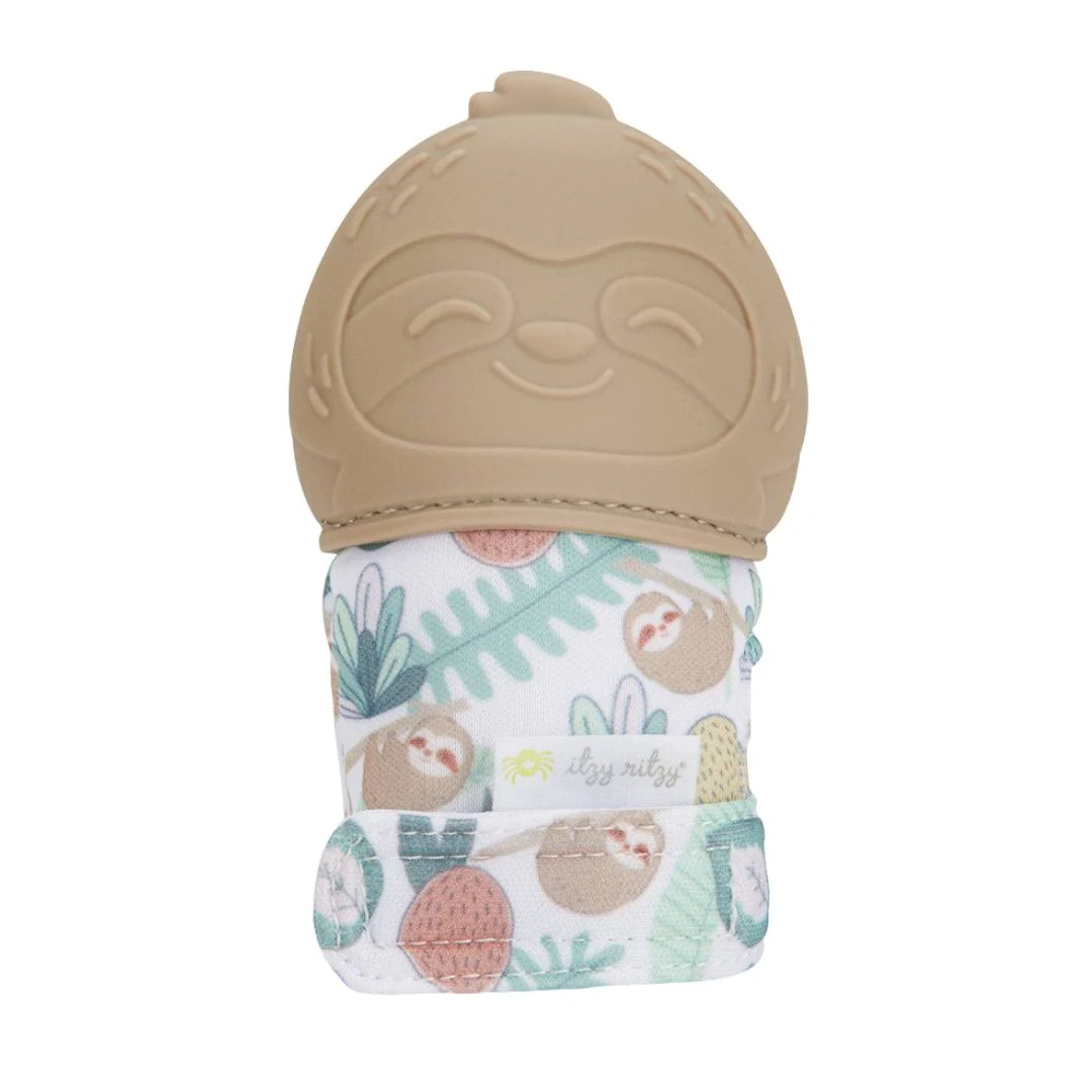 Itzy Ritzy Teething Mitt - Sloth