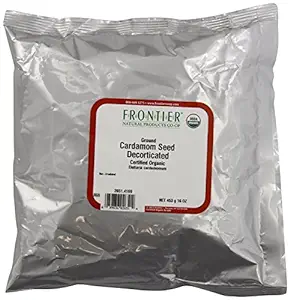 Frontier: Organic Decorticated Cardamom Seed Powder 16 oz