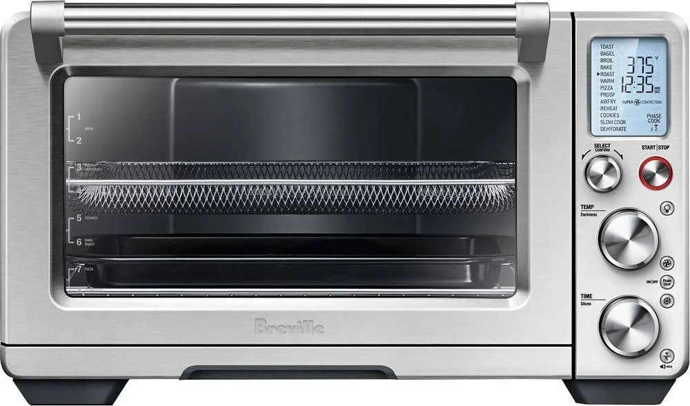 Breville - Smart Oven Air Fryer Pro Convection Toaster/Pizza Oven - Stainless Steel