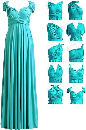 72styles Infinity Dress with Bandeau, Convertible Bridesmaid Dress, Long, Plus ...