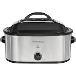 Hamilton Beach 32215g Electric Roaster Oven 22 Quarts, Stainless Steel