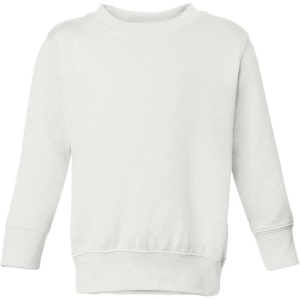 Rabbit Skins 3317 - Toddler Fleece Sweatshirt White 4T