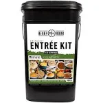 Ready Hour, Emergency Meal Entrées, Real Non-Perishable Meals, 25-Year Shelf Life, Portable Flood-Safe Container, 120 Servings