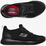 Skechers Women's Work Squad SR Shoes Black 8.5