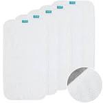 Changing Pad Liner 5 Count, Waterproof Larger Changing Pad Cover 28" X 15", Cotton Terry, Absorbent & Skin-Friendly Changing Pad Liners (Solid Improved Thickness)