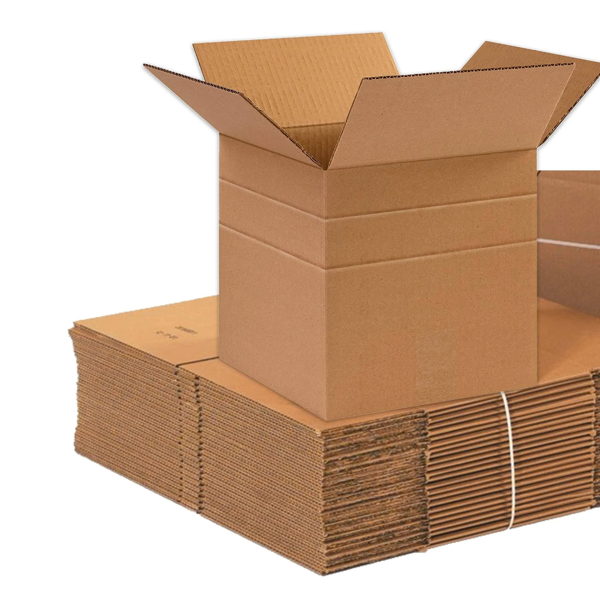 Aviditi Shipping Boxes Multi-Depth 10"L x 10"W x 10"H, 25-Pack | Corrugated Cardboard Box for Packing, Moving and Storage