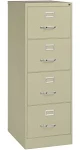 Lorell Commercial-grade 4-Drawer Vertical File-Vertical File, 4-Drawer, Legal, 18"x26-1/2"x52", Putty