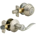 Kwikset Tustin Entry Lever & Deadbolt