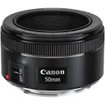 Canon EF 50mm f/1.8 STM Lens - Black(0570C002)