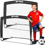  4ftx3ft Easy Fold-Up Portable Training Soccer Goal, 36&#034;D x 48&#034;W x 36&#034;H, Set 