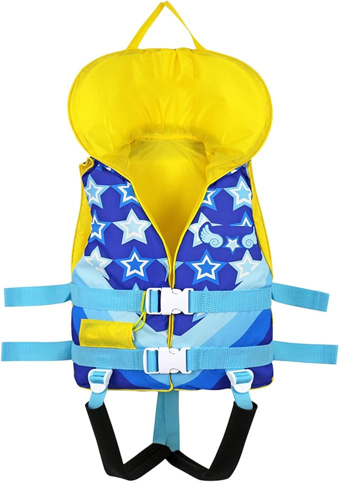 Gogokids Kids Swim Vest -Toddler Swim Jacket with Adjustable Safety Strap-Toddler ...