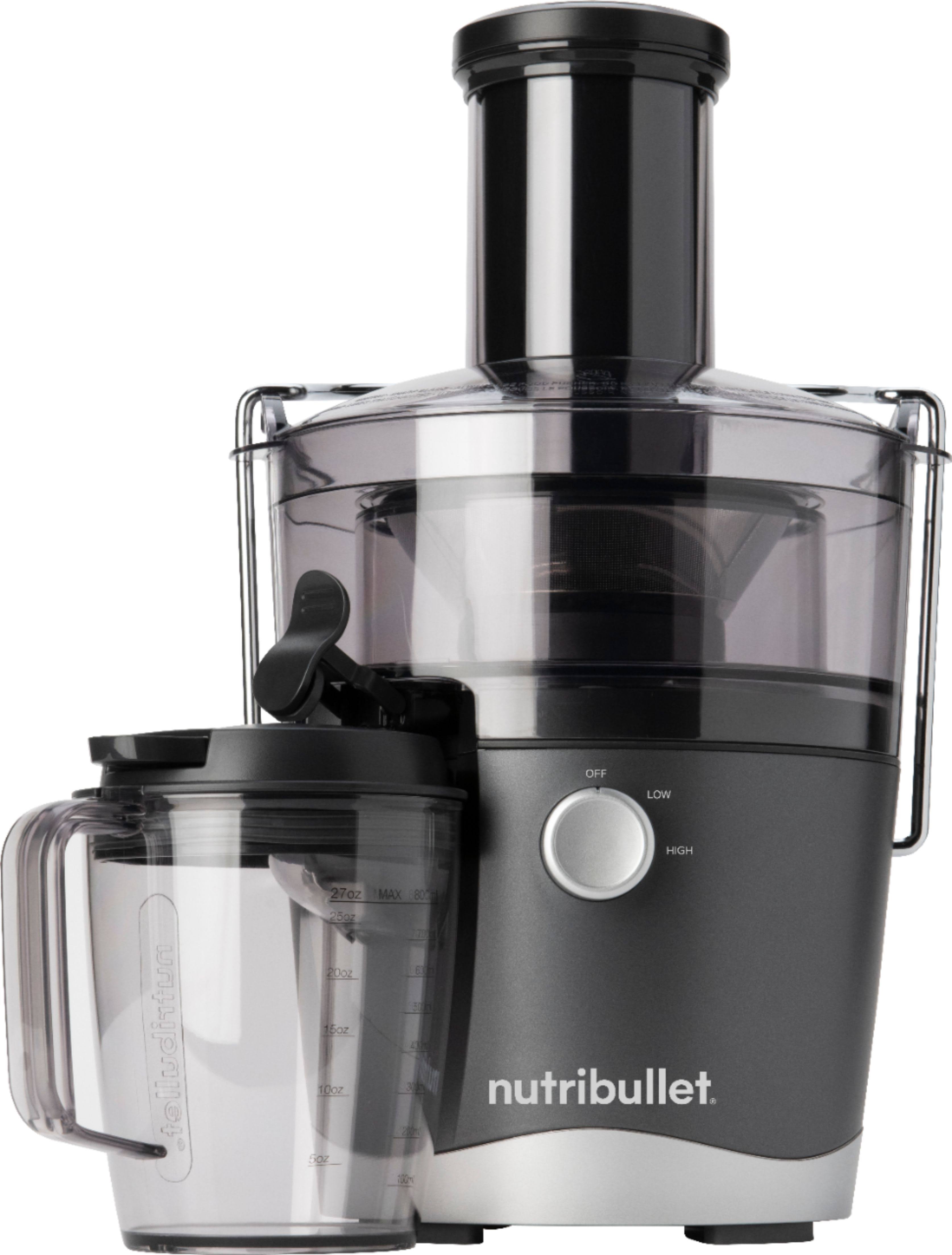 NutriBullet NBJ50100 juice maker Hand juicer 800 W Grey, Transpar