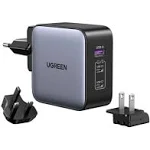 Ugreen Nexode Wandladegerät, 2x Usb-C +USB, Charger 65W With 3 Connections