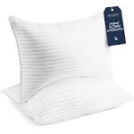 Beckham Hotel Collection Bed Pillows King Size Set of 2 - Down Alternative Bedding Gel Cooling Big Pillow for Back, Stomach or Side Sleepers