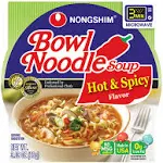 Nongshim Hot Spicy Bowl Noodle Soup