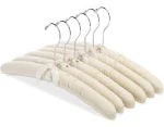 Whitmor Canvas Padded Hangers (Set of 6)