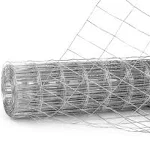 Fencer Wire 5 ft. x 50 ft. 14-Gauge Welded Wire Fence with Mesh 2 in.