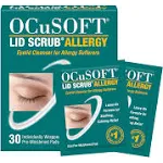 OCUSOFT LID SCRUB ALLERGY - EYELID CLEANSER - 30 PADS - EXP. 8/2027