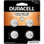 Duracell DL2032 Lithium Medical Battery, 3V - 4 pack