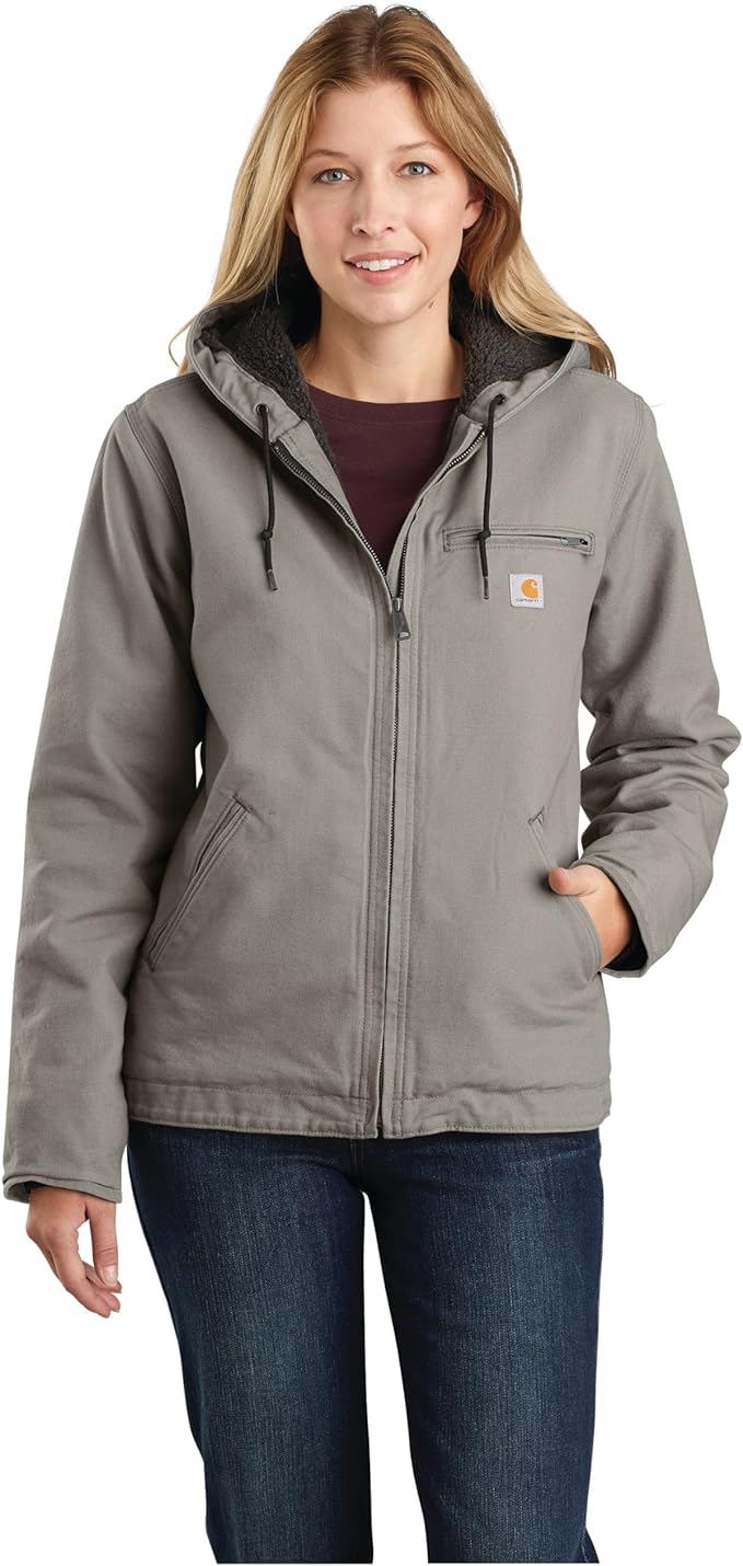 Carhartt Women's Washed Duck Sherpa Lined Jacket