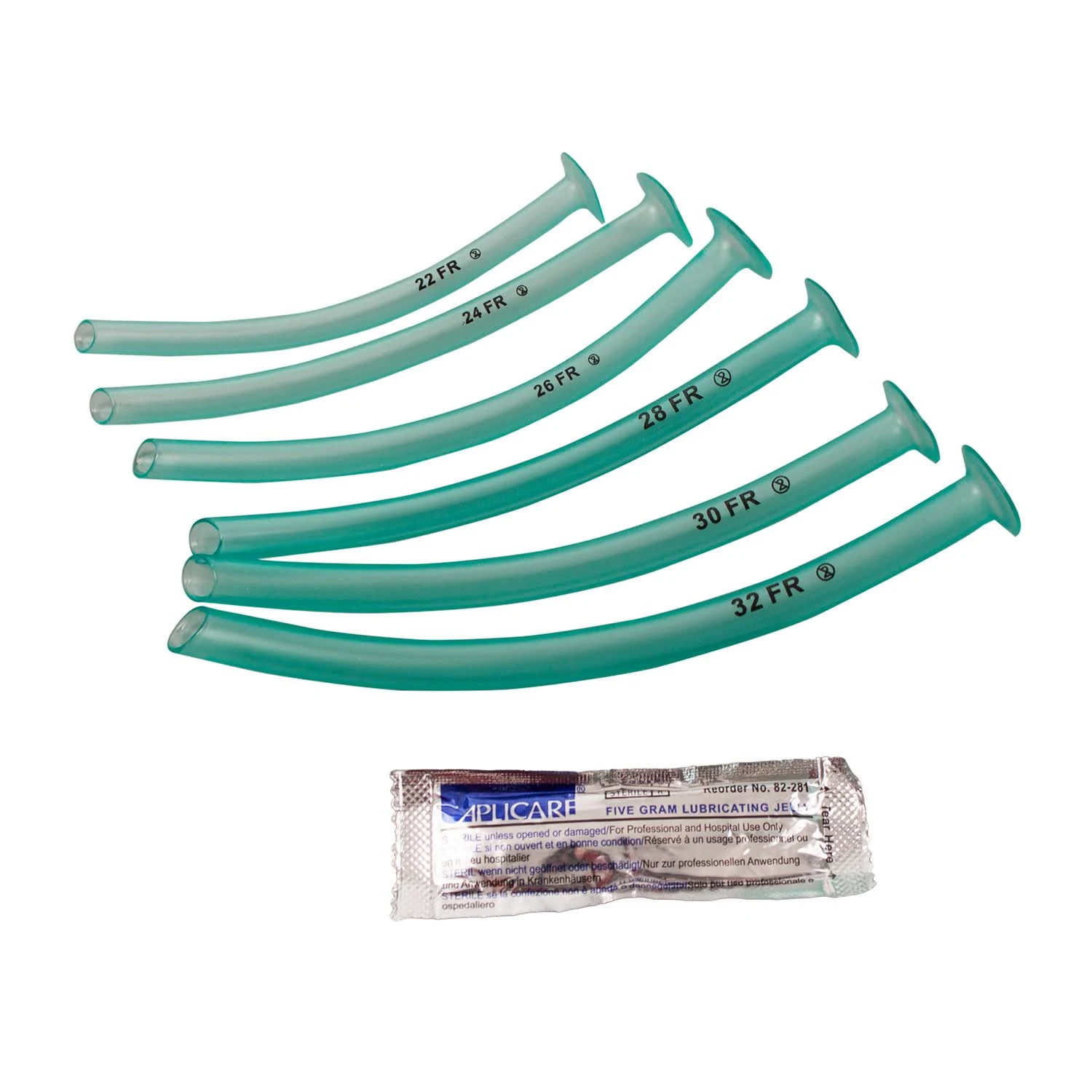 Nasopharyngeal (Nasal) Airway Kit 6 Pcs NPA