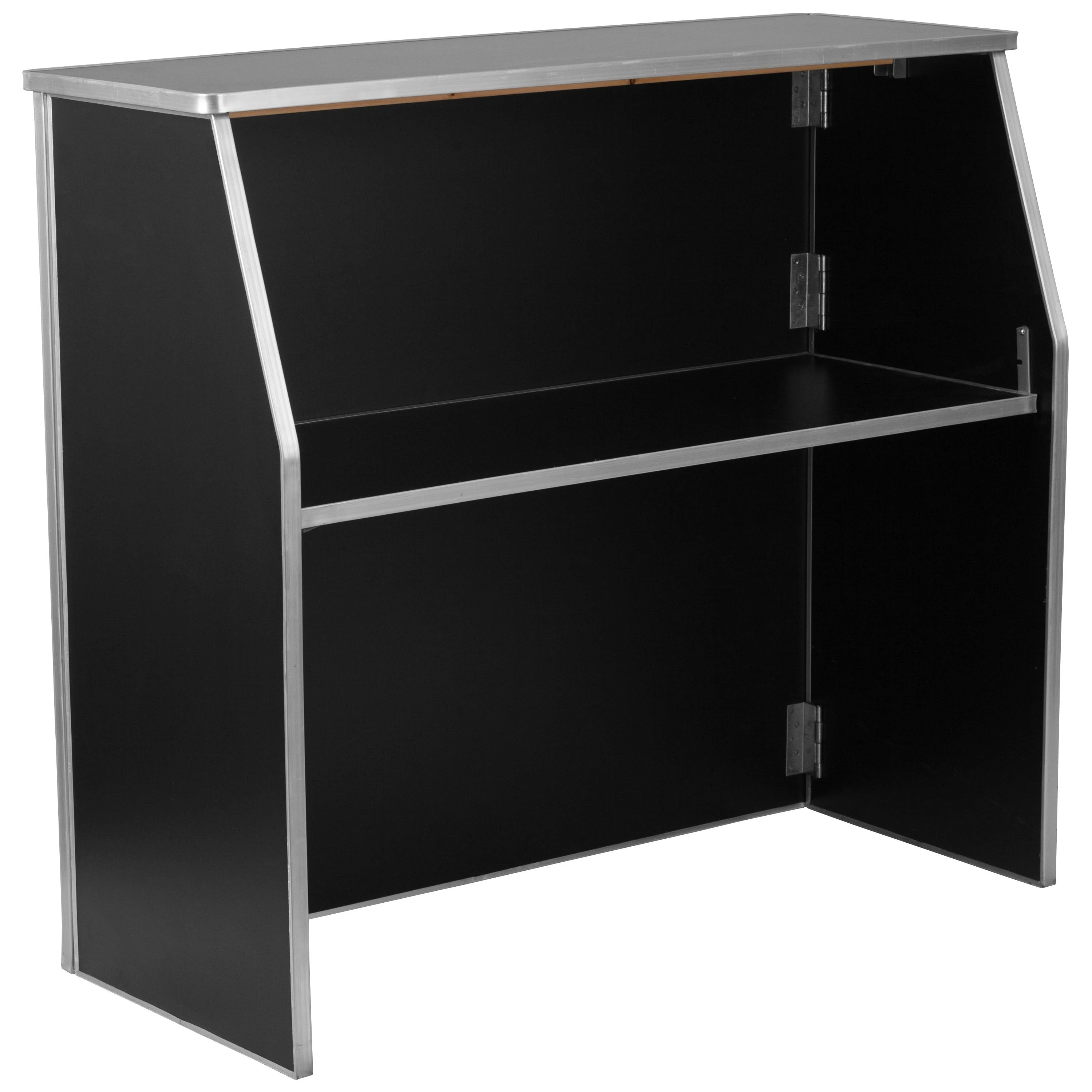 Portable Bar - 4 ft. Black Laminate