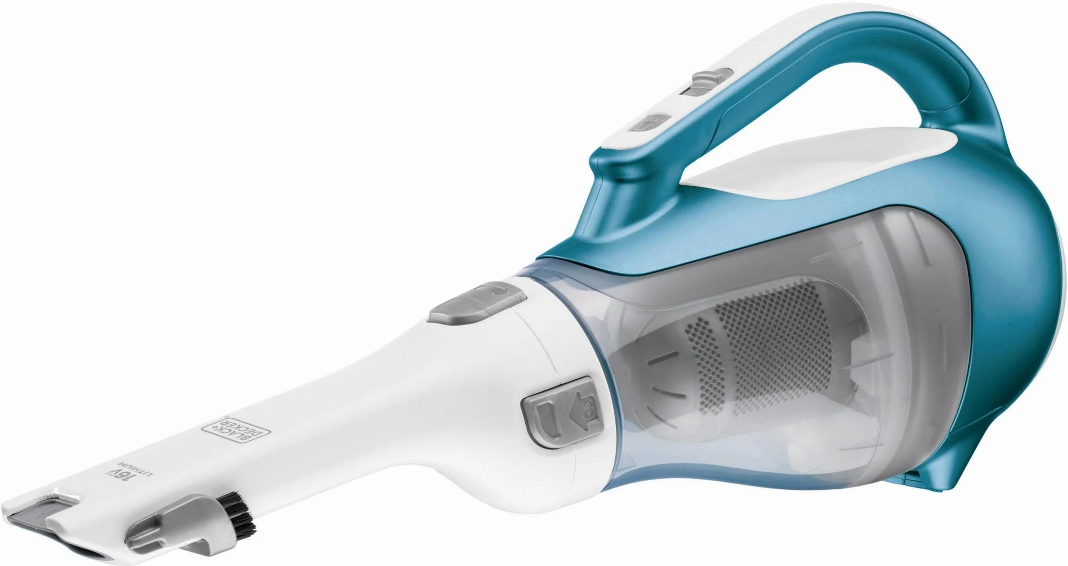 BLACK+DECKER dustbuster AdvancedClean Cordless Handheld Vacuum (CHV1410L), Blue, White, 21oz 