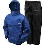 Frogg Toggs Men's All Sport Rain Suit - Royal Blue/Black Medium