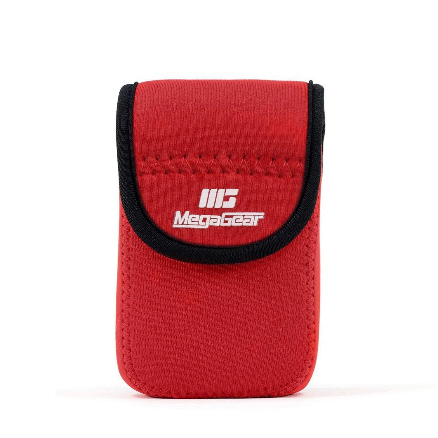 MegaGear Olympus Tough TG 5 TG 870 TG 860 TG 4 Ultra Light Neoprene Camera Case with Carabiner Red MG798