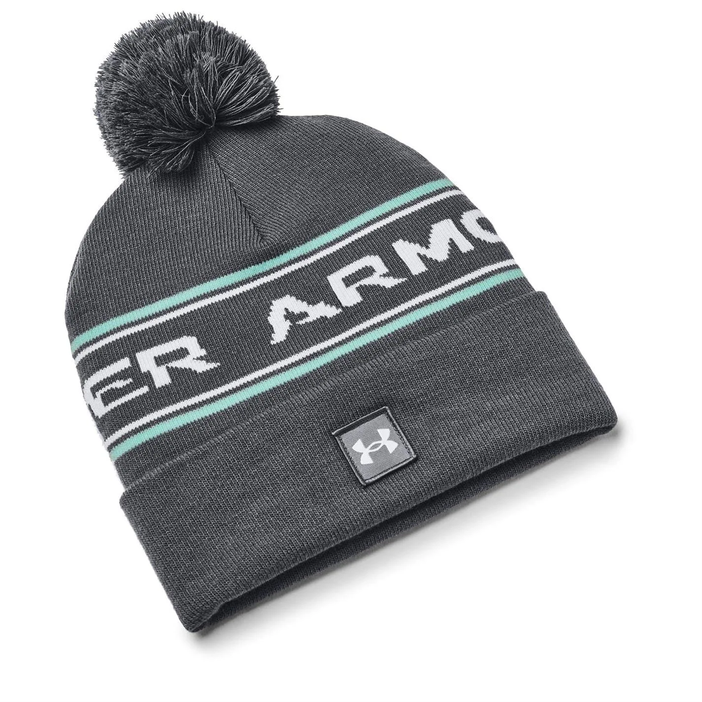 Under Armour Halftime Pom Beanie Grey