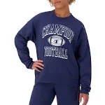 Champion Women's Sweatshirt, Powerblend, Crewneck for Women, Script (Plus Size Available)