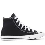 Converse Chuck Taylor All Star Kids Hi Top Shoes in Black, Size 2 | Rubber